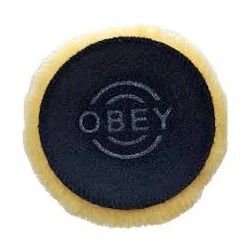 OBEY SARI / LİLA KUZU POSTU KEÇE PASTA POLİSAJ 160MM