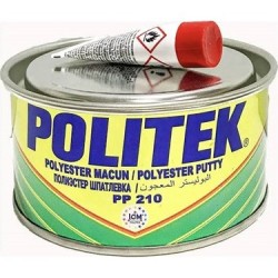 Politek Polyester Çelik Macun 500 Gr. Sarı Renkli