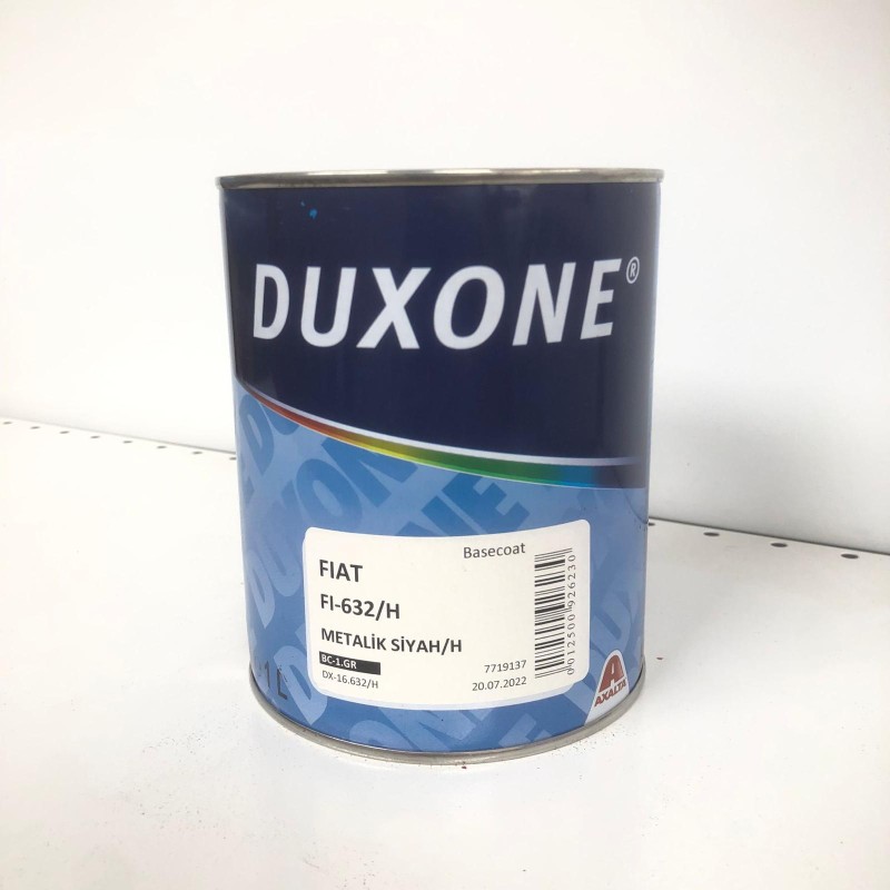 DUXONE FİAT 632/H METALİK SİYAH BAZ 1. GRUP